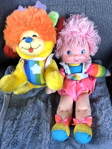 1983 Hallmark Rainbow Brite Welpe & Baby Rainbow Brite Plüsch - Vintage Mattel - Bild 1 von 5