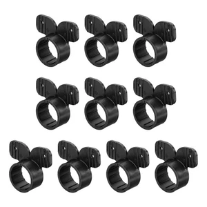 Aufhängung Rohrschellen 1 Zoll, 10er Pack Butterfly Style Schlauchstützen, schwarz - Bild 1 von 6