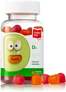 Zahler Chapter One Vitamin D D3 1000 IE Gummis zertifiziert koscher Made in USA - Bild 1 von 8