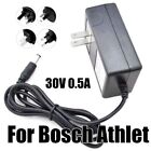 30V 500MA Power Adapter Cable Adaptor Vacuum Cleaner Charger For Bosch Athlet