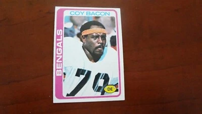 1978 TOPPS # 135 COY BACON  FOOTBALL CARD - Image 1 of 2