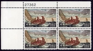 Scott #1207 Winslow Homer Plate Block of 4 Stamps - MNH P#27362 - Picture 1 of 2