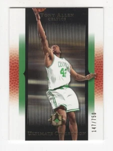2005-06 UD ULTIMATE COLLECTION TONY ALLEN BOSTON CELTICS #5 147/750 - Bild 1 von 2