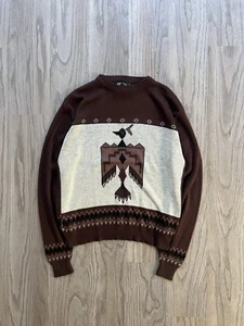 Vintage 70’s/80’s Pine State Thunderbird Sweater Winter Ski Large XL - Picture 1 of 5