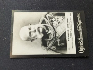 1901 Ogden's Guinea Gold Card # 11 Francis Joseph - Picture 1 of 3