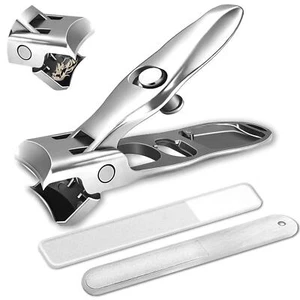 German Nail Clippers for Men Women Thick Nails, Large Wide Jaw Opening Toe Nail - Picture 1 of 6