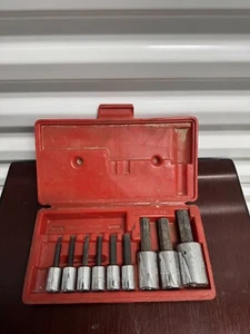 Proto USA J4900MA-TT 10pc METRIC 4-17mm HEX Socket Bit Set , 3/8, 1/2" Dr - Picture 1 of 7