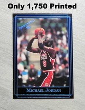 MICHAEL JORDAN (1) Blue Foil USA 1992 Investor's Journal #100 _  1,750 Printed