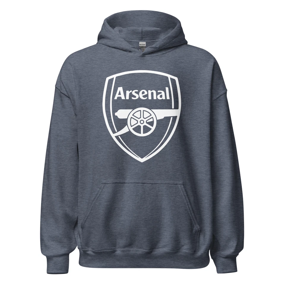 Футбольная толстовка с капюшоном ARSENAL FC GUNNERS больше цветов тяжелая смесь толстовка с капюшоном - Изображение 1 из 1