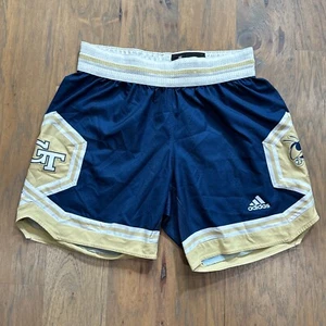 Georgia Tech Yellow Jackets Shorts Mens M Blue Adidas Team Issue Basketball NCAA - Imagen 1 de 11