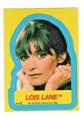 Topps 1980 - Superman II - Sticker #3 in excellent condition - Image 1 of 2