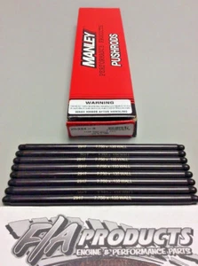 Manley 25353-8 Swedged End 8.700" Long .135" Wall 3/8" 4130 Push Rods Set Of 8 - Picture 1 of 4