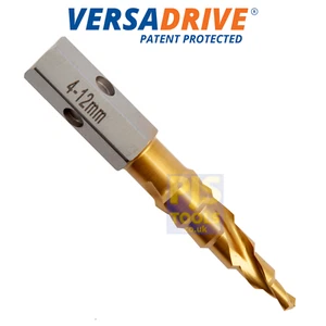 HMT holemaker versadrive step drill 4/6/8/10 & 12mm - Picture 1 of 1