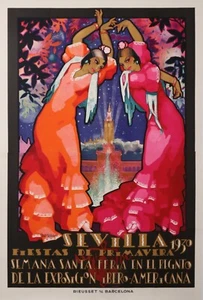 PARILLA - SEVILLA PRIMAVERA FESTIVIDADES SEMANA SANTA FERIA EN EL REGNTO-1930 - Imagen 1 de 1