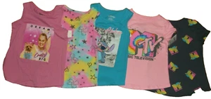 NEW GIRL 6-6X summer clothes 5x graphic top t-shirt tank top JoJo Siwa Disney... - Picture 1 of 5