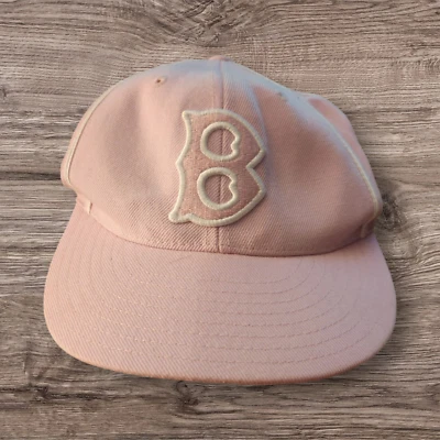 American needle headwear Pink boston red sox hat / cap fitted size 7 1/2 - Image 1 of 4