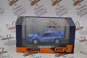 DIE CAST " CALSONIC '91 NISMO SKYLINE GT-R " ROSSO CORPORATION 1/43 - Foto 1 di 6