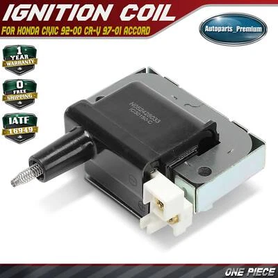 Ignition Coil for Acura Integra 92-01 Honda Civic 1992-2000 CR-V 97-01 Accord - Image 1 of 4