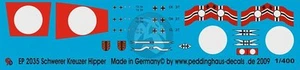 Peddinghaus 1/400 Admiral Hipper Heavy Cruiser WWII Markings (w/Floatplane) 2035 - Bild 1 von 1