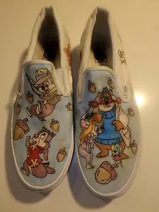 Vans Customs Disney Chip N Dale Rescue Rangers Shoes US Sz 13 - Picture 1 of 7