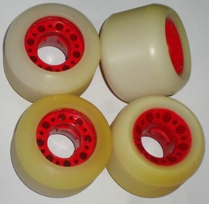 KRYPTONICS SUPERLITE - 97a 58mm Skateboard Wheels - '80s Old School blanks - Picture 1 of 8
