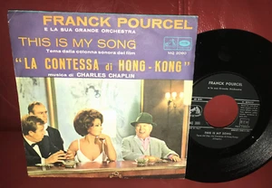 Franck Pourcel E La Sua Grande Orchestra THIS IS MY SONG 1967 7" Italy MQ 2080 - Picture 1 of 1