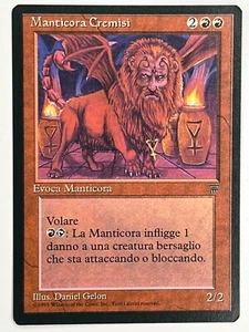 MTG 1X Crimson Manticore X1 (Italian) Legends Magic - NM - Picture 1 of 2
