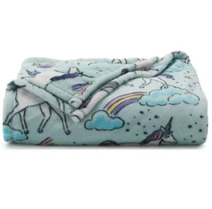 UNICORN Plush THROW 60x72 The Big One BLANKET - Picture 1 of 1