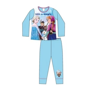 Official Frozen Girls Kids Character Pyjamas Nightwear Sleepwear Ages 5 - 10 Yrs - Picture 1 of 1