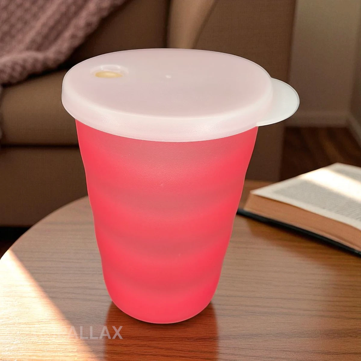 Tupperware 'Junge Welle' Trinkhalm-Becher – 330 Ml, Rosa, Perfekt Für Unterwegs