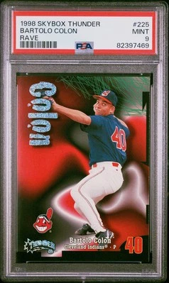 1998 Circa Thunder Bartolo Colon Rave #225 PSA 9 003/150 - Image 1 of 2