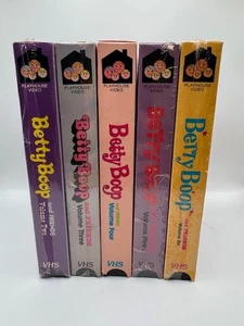 Betty Boop Cartoon Favorites Volume 1 / VHS volumes 2-6 (1 opened) - Picture 1 of 11