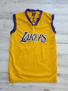 Chick Hearn LA Lakers Jersey Youth XL Los Angeles NBA Broadcaster Legend stained - Picture 1 of 6
