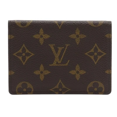 LOUIS VUITTON Porto 2 culto Vertical Pass Estuche M60533 Soporte Pass Marrón Mon... Foto 1 de 4