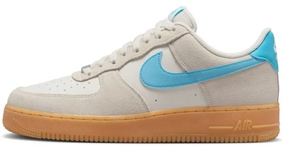 Hombre Nike Air Force 1 '07 LV8 Phantom/Baltic Blu-Gum Yllw (FQ8714 003) Foto 1 de 4