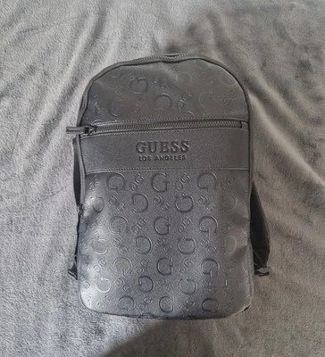 Guess Desinger Backpack/Rucksack  Color Black Faux Leather Clothing Tag With - Bild 1 von 3