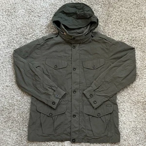 Vintage Polo Ralph Lauren Military Field Jacket Olive Green Parka Men’s Size XL - Picture 1 of 11