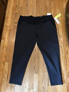 Neu mit Etikett spitz zulaufende Jogginghose für Herren 1 Reißverschlusstasche Seitentaschen All in Motion schwarz XXL - Bild 1 von 7