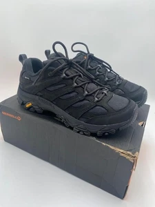 Merrell Moab 3 Smooth GTX Vibram Black Men Size 9.5 Outdoors Hiking Shoe J036361 - Picture 1 of 11