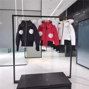 Moose Knuckles Men's and Women's Thick Short  Coat Fox Hair - Picture 1 of 16