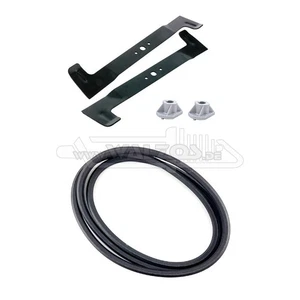 92 cm Mähwerk Reparatursatz - 46cm Messer Messerkupplung Keilriemen Twin Cut Set - Bild 1 von 7