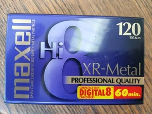 Cassette de video Maxell P6-120 XRM Hi 8 120 min (281211) - Imagen 1 de 2