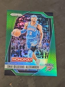 2024-2025 Shai Gilgeous Alexander Prizm Monopoly #79 verde paralelo/35 - Imagen 1 de 3