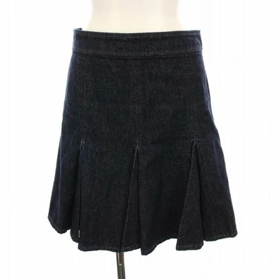 Falda vaquera plisada Lanvin on azul en azul mini 38 azul marino 3886501 YM usada b229600b Foto 1 de 4