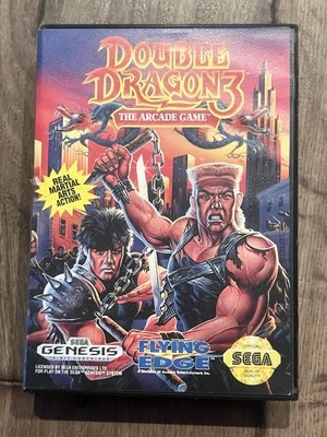 Double Dragon III Arcade Game DD3 (Sega Genesis, 1992) ARTWORK ONLY - Image 1 of 4