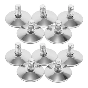  10 Pcs Caster Wheels for Desk Chair Bell Glides Replacement Office - Picture 1 of 12