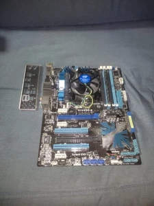 ASUS P7P55D-E Motherboard ATX Intel Core i7-860 8GB Ram Retro LGA1156 - Zdjęcie 1 z 11