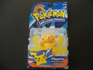 2001 HASBRO POKEMON JOHTO LEAGUE CHAMPIONS PIKACHU W/THUNDERSHOCK ATTACK READ!!! - Picture 1 of 3