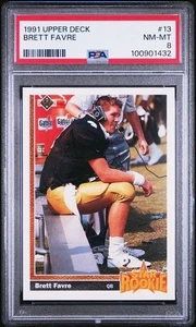 1991 Upper Deck Brett Favre #13 PSA 8 - Picture 1 of 2