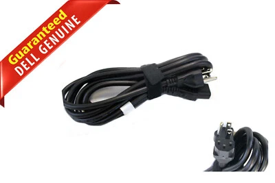 Lot 2 Genuine OEM Dell 10 Foot Heavy Duty 10A 125V 3X18AWG Power Cord 6878T - Image 1 of 3